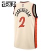 Camiseta Niños Detroit Pistons Cade Cunningham 2024-25 Nike City Edition Blanco Swingman